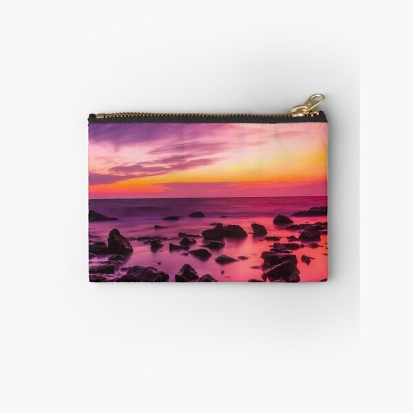 Item preview, Magical pink, purple multicoloured sunset on the beach view  designed and sold by Durgaa D.