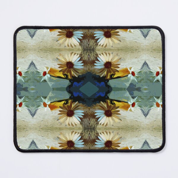 Item preview, Daisy Power Blue Brown Yellow designed and sold by SpiritGifts.