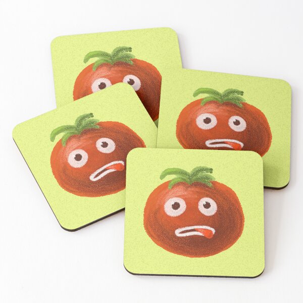 Item preview, Green Funny Cartoon Tomato designed and sold by Boriana Giormova.