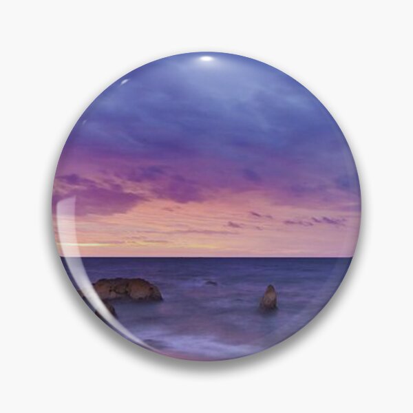 Item preview, Magical pink, purple multicoloured sunset on the beach view  designed and sold by Durgaa D.
