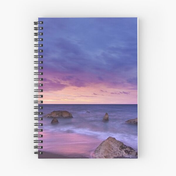 Item preview, Magical pink, purple multicoloured sunset on the beach view  designed and sold by Durgaa D.