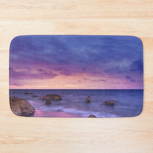 Item preview, Magical pink, purple multicoloured sunset on the beach view  designed and sold by Durgaa D.
