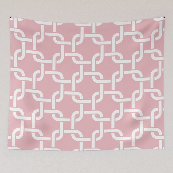 Item preview, Tea Rose Interlocking Square Pattern designed and sold by patternplaten.