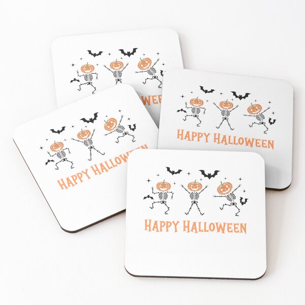 Item preview, Halloween Design | Happy Halloween Dancing Pumpkin Skeletons. designed and sold by Peter Stawicki.
