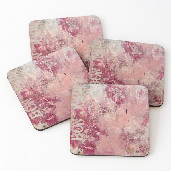 Item preview, Bon Jour Pink Abstract designed and sold by heidimenzel.