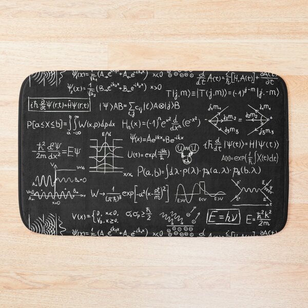 Item preview, Quantum Physics Equations - black designed and sold by Jen K Wilson.