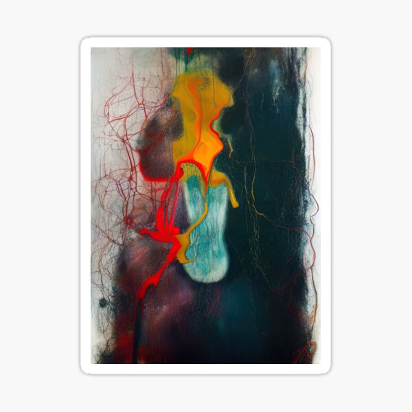 Item preview, Abstract Art Painting designed and sold by AnuGoldPrints.