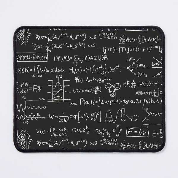 Item preview, Quantum Physics Equations - black designed and sold by Jen K Wilson.