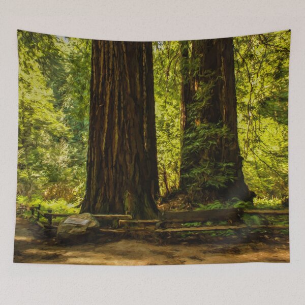 Item preview, Giant Trees Impressions - Muir Woods California USA designed and sold by Georgia Mizuleva.