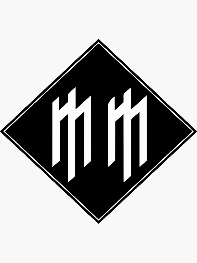 MM Monogram or MM Logo Stickers