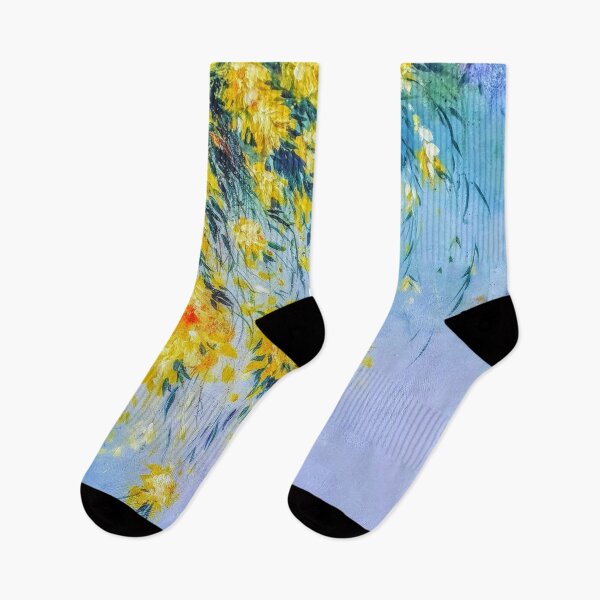 Item preview, Yellow Flower Cascade over a blue Sky designed and sold by Printblisshop.