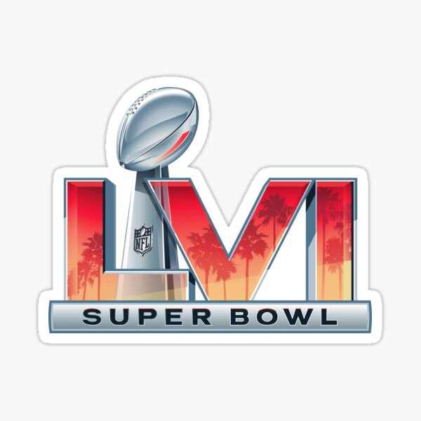 "SUPER BOWL LVI logo" Sticker for Sale by Boxvell | Redbubble