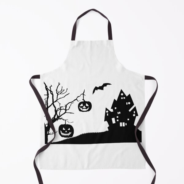 Item preview, Haunted House Halloween Silhouette, designed and sold by suewen.