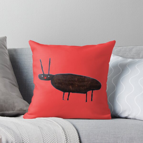 Reindeer by Max Throw Pillow