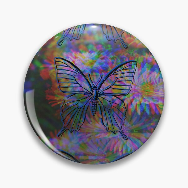 Item preview, Butterfly Aster Glitch designed and sold by AsgardianKitten.