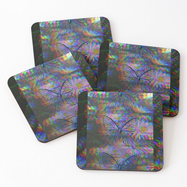 Item preview, Butterfly Aster Glitch designed and sold by AsgardianKitten.
