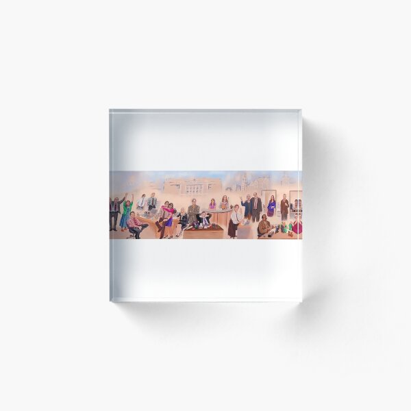 The Office Cast Mural Acrylic Block