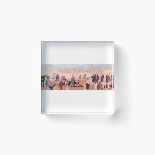 The Office Cast Mural Acrylic Block