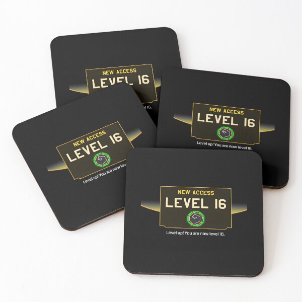 Artikelvorschau, Level Up - Sie sind jetzt Level 16 - Erleuchteter Klassiker entworfen und verkauft von nogaterawiczy.