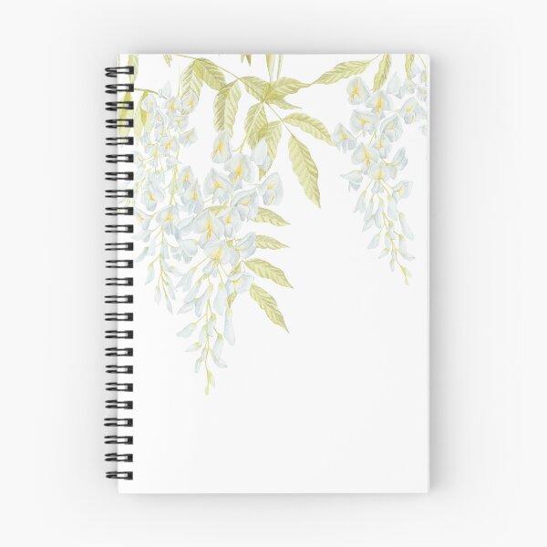 Item preview, White wisteria - Tone on tone designed and sold by Turdus-Merula.
