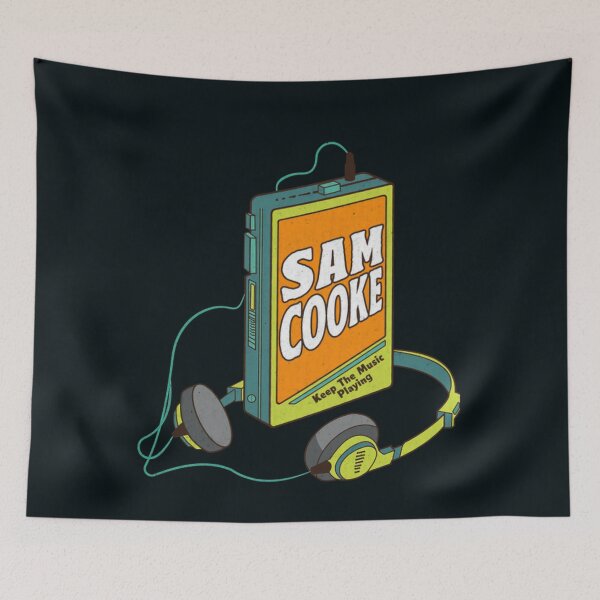 Item preview, Sam Cooke  Retro Walkman Design  Retro Music Art 108png designed and sold by TobyLeeH.