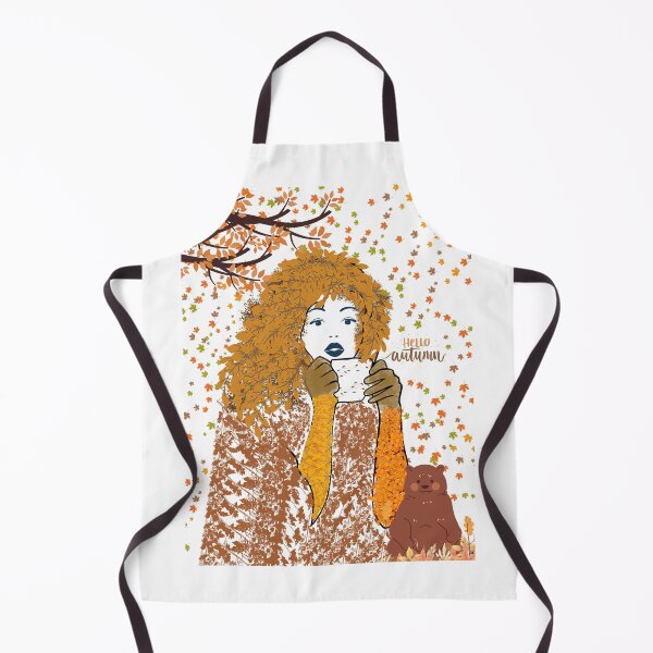 Item preview, Copy of girl drinking coffee in autumn designed and sold by mirdayn.
