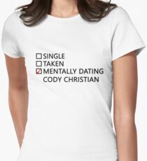 Camiseta entallada para mujer Mentally dating - Cody Christian
