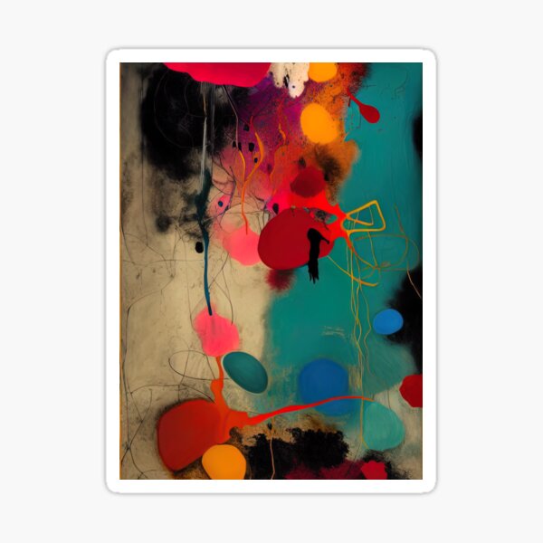 Item preview, Abstract Art Painting designed and sold by AnuGoldPrints.