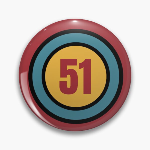 Item preview, The Number 51 - fifty one - fifty first - 51st designed and sold by SirenSeventyOne.