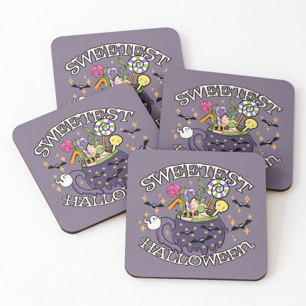 Item preview, Sweetest Halloween, Cute Halloween Design, Purple Lilac Background designed and sold by TrulyEpoque.