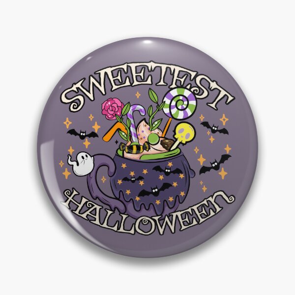 Item preview, Sweetest Halloween, Cute Halloween Design, Purple Lilac Background designed and sold by TrulyEpoque.