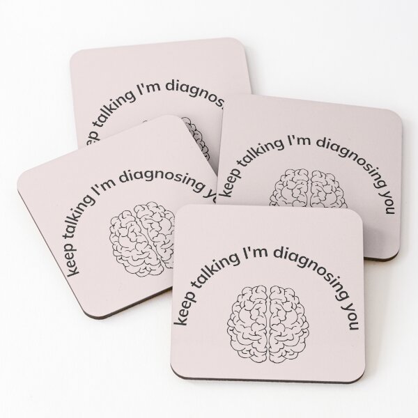 Item preview, Keep Talking I'm Diagnosing You Brain designed and sold by Kubala.