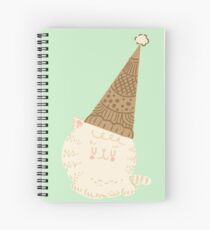 Holiday Ice Cream Cat Spiral Notebook