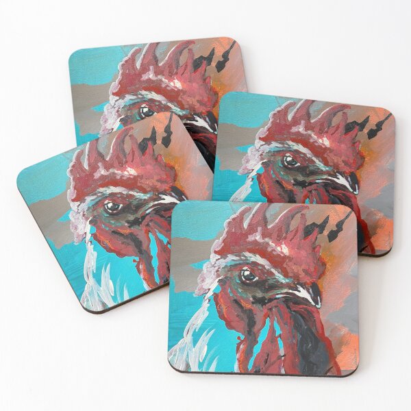 Item preview, Expressive roosters designed and sold by Wollhuhn.