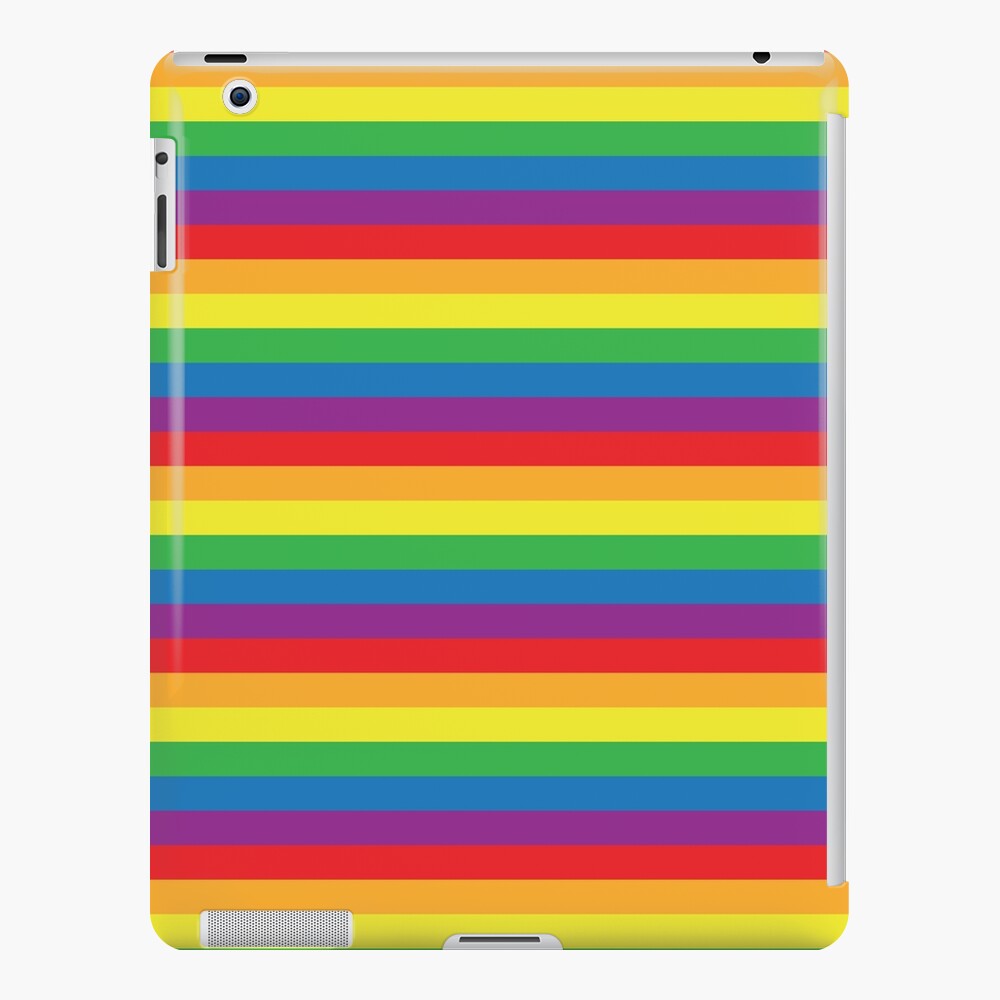 Gay Pride Rainbow Stripe Gay Pride Flag Ipad Case And Skin By