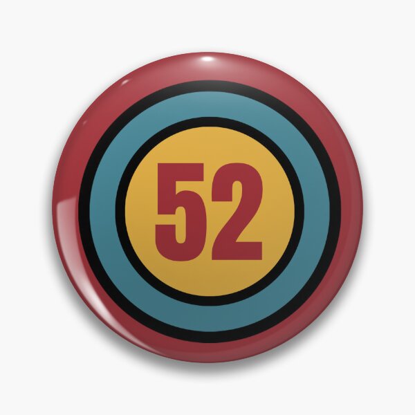 Item preview, The Number 52 - fifty two - fifty second - 52nd designed and sold by SirenSeventyOne.