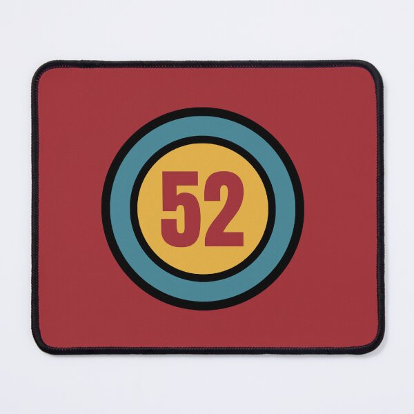 Item preview, The Number 52 - fifty two - fifty second - 52nd designed and sold by SirenSeventyOne.