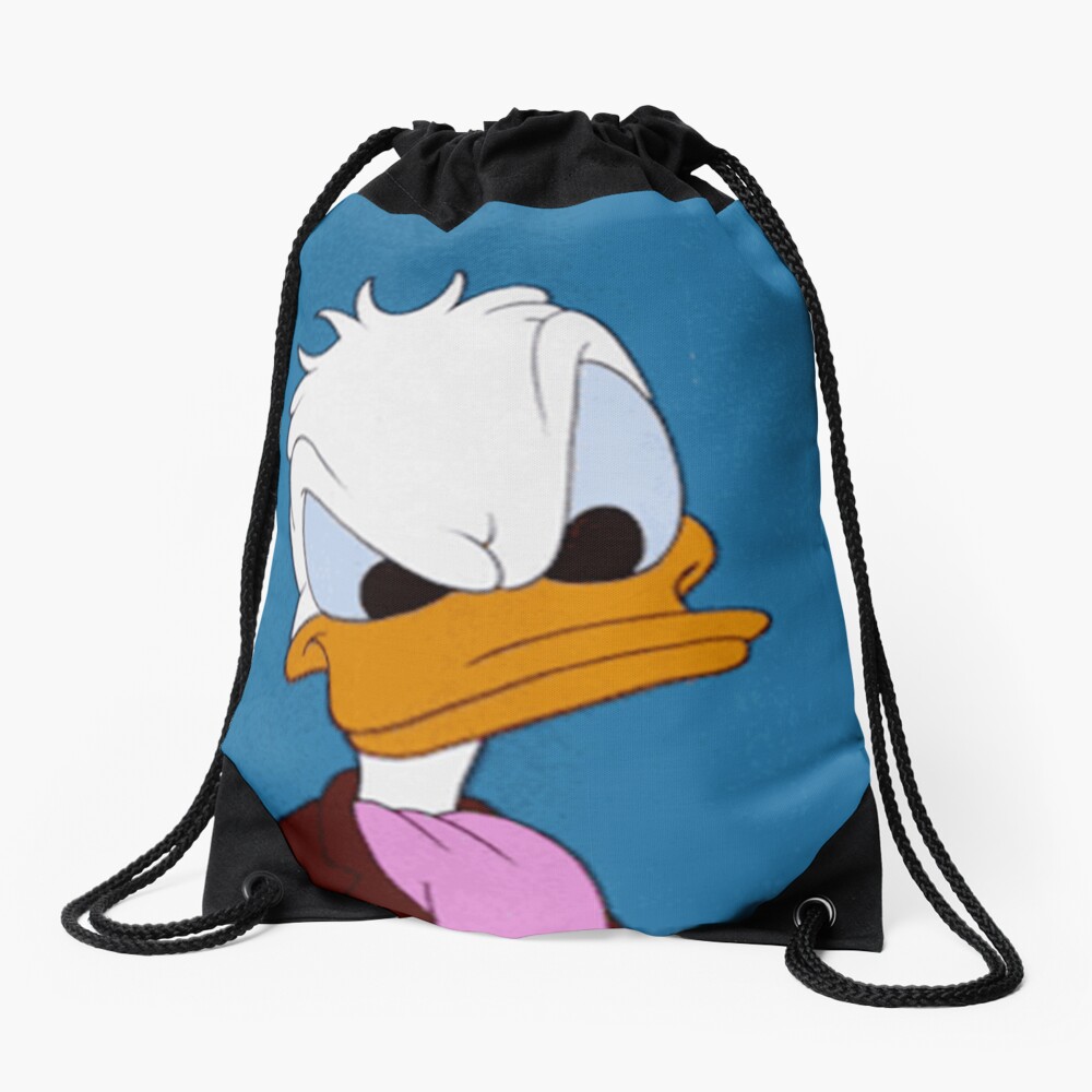 "SASSY Donald Duck" Drawstring Bag by magicbyalexis Redbubble
