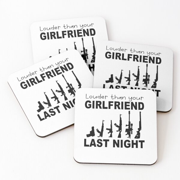 Item preview, funny Louder than your girlfriend last night  designed and sold by SheIsAQueen.