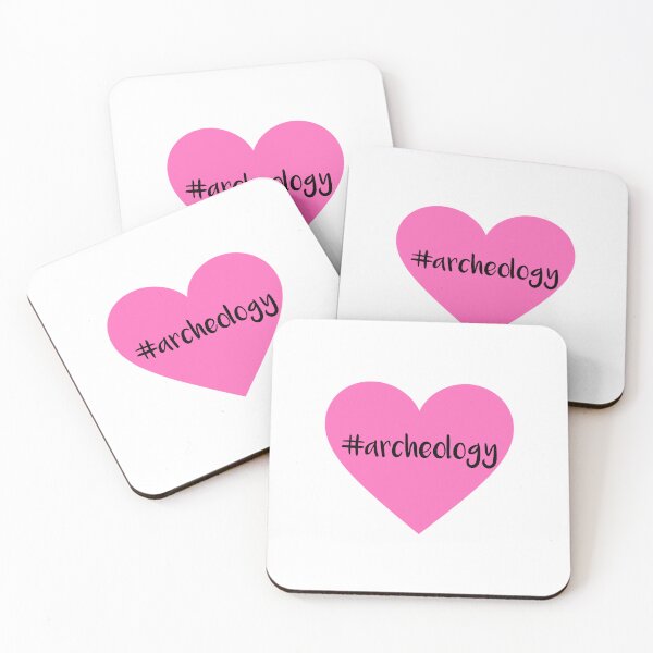 Item preview, Archeology pink heart designed and sold by Stickernpattern.