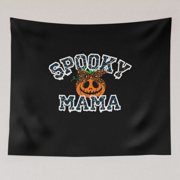 Item preview, spooky mama Halloween retro vintage designed and sold by ArtfulGiftShop.