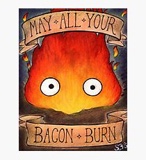 Studio Ghilbi Illustration: CALCIFER #3 Photographic Print