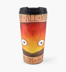 Studio Ghilbi Illustration: CALCIFER #3 Travel Mug