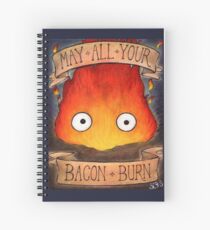 Studio Ghilbi Illustration: CALCIFER #3 Spiral Notebook