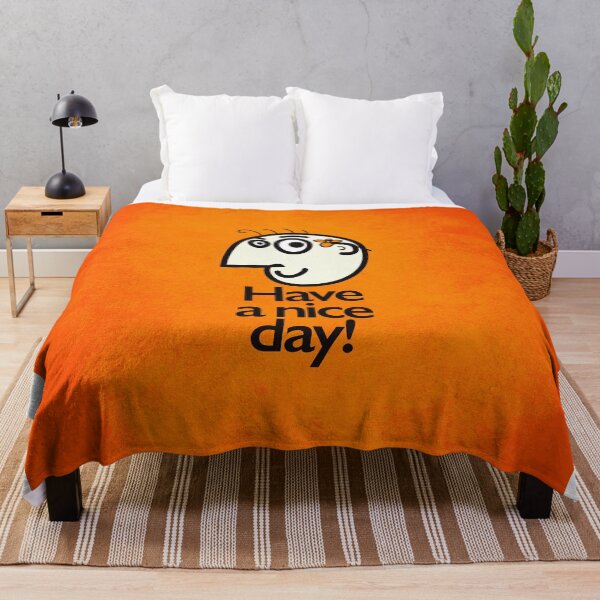 Item preview, Have A Nice Day Happy Cartoon Character designed and sold by Boriana Giormova.