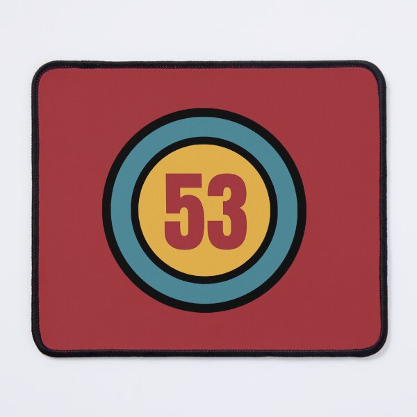 Item preview, The Number 53 - fifty three - fifty third - 53rd designed and sold by SirenSeventyOne.