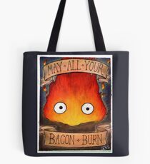 Howl's Moving Castle Illustration - CALCIFER (original) Tote Bag