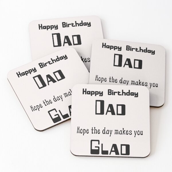 Item preview, Happy Birthday Dad hope the day makes you Glad  designed and sold by Newluck01.