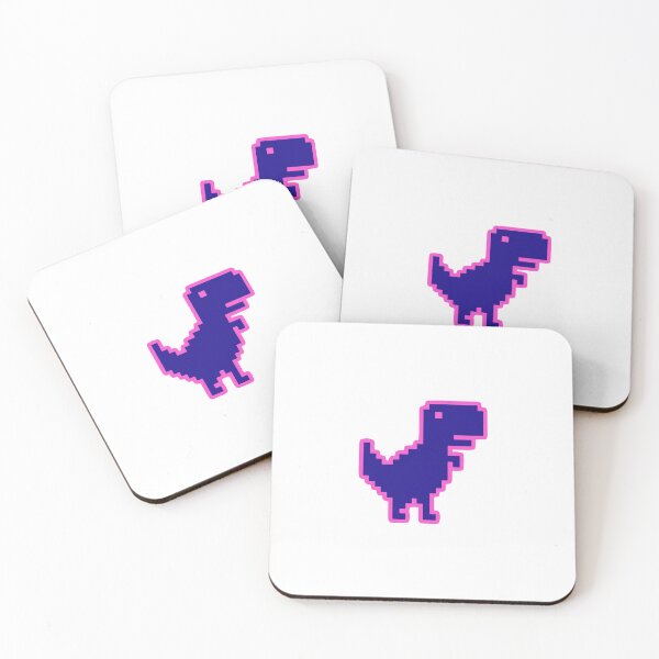 Item preview, Blue Google Dinosaur - Pixel Edition designed and sold by leveluppixel.