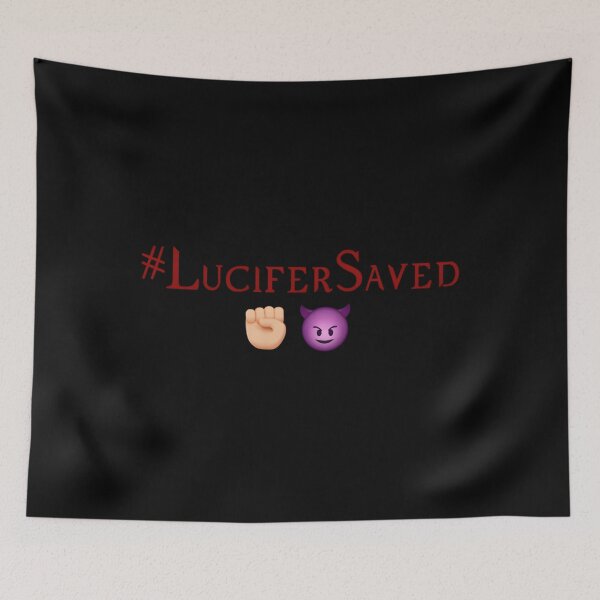 Item preview, Lucifer Saved design with the emojis used by Tom Ellis during all the Save Lucifer campaign Classic designed and sold by nogaterawiczy.